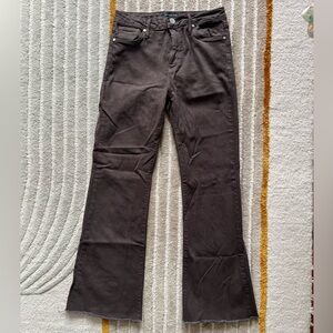 Just Black Brown Flared Pants
